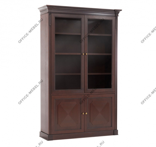 DOGE Шкаф д/бумаг комб.дв L147 106 510/602 WAL на Office-mebel.ru