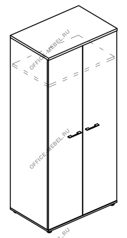 Шкаф для одежды глубокий (топ ДСП) МР 9411 на Office-mebel.ru