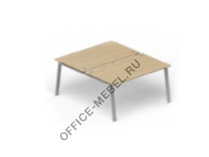 Рабочий стол «Bench» с 4 пластиковыми заглушками LVRА11.1616-1 на Office-mebel.ru
