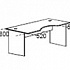 Стол рабочий фигурный Karstula F0167 на Office-mebel.ru 1