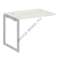 Проходной наборный элемент рабочей станции  на О-образном м/к  (проходная опора Б.ОСП-72, столешница, комплект траверс) 40БО.ПРС-СП-1.1 на Office-mebel.ru