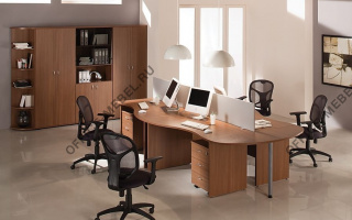 Этюд - Офисная мебель для персонала серого цвета серого цвета на Office-mebel.ru