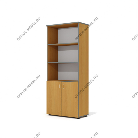 Шкаф комбинированный открытый А-23.0 на Office-mebel.ru