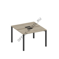 Рабочая станция на металлокаркасе, столешницы с заглушкой А1 БГ 170 БП на Office-mebel.ru