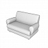 Мягкая мебель для офиса Диван двухместный M2-2 на Office-mebel.ru 1