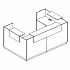 Стойка ресепшен П-образная А4 9878 на Office-mebel.ru 1