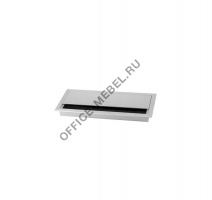 SISO рамка серебристая СЕРЕБРИСТ. ИНР 129517 (Кабельный впуск 256x100) на Office-mebel.ru