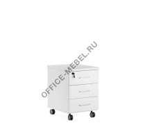 тумба подкатная стандарт 80T001 W3W3 alum на Office-mebel.ru