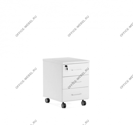 тумба подкатная стандарт 80T001 W3W3 alum на Office-mebel.ru