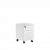 тумба подкатная стандарт 80T001 W3W3 alum на Office-mebel.ru 1