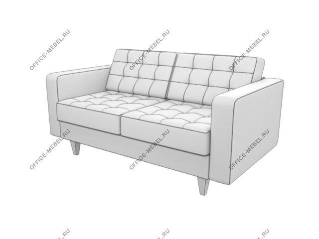 Мягкая мебель для офиса Диван двухместный Kos2-2 на Office-mebel.ru