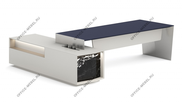 Стол с боковой тумбой П/Л MS2822 на Office-mebel.ru