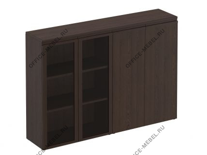 Шкаф для документов (со стеклом + закрытый) МК 322 ДА на Office-mebel.ru