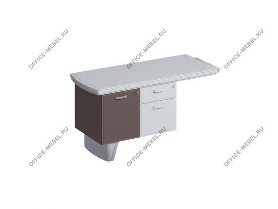 Тумба с кож. дверью для боковой приставки СMOPEX на Office-mebel.ru