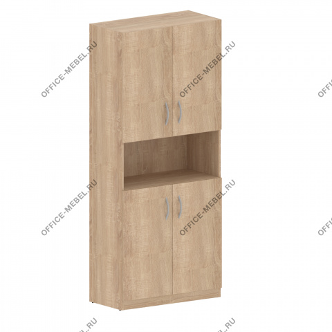 Шкаф с 2-мя комплектами глухих малых дверей SR-5W.4 на Office-mebel.ru