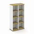 Стеллаж две узкие секции, 4 ниши CN.STU-420 на Office-mebel.ru 1