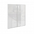 Двери матовое стекло в алюминиевой рамке (комплект) AS- 4.3 на Office-mebel.ru 1