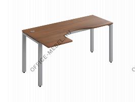 Стол эргономичный на металле, экран ДСП (левый/правый) х441.03 л/пр на Office-mebel.ru