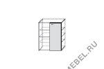 Дверь шкафа средняя правая 2520D на Office-mebel.ru