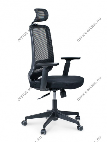 Кресло руководителя Лондон офис black plastic на Office-mebel.ru