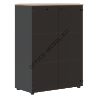 Шкаф со стеклянными дверьми JMC 85.2 на Office-mebel.ru