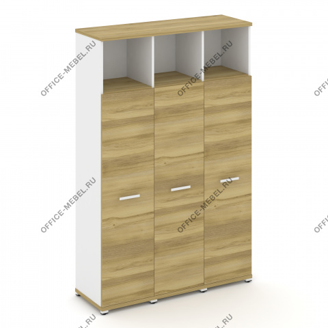 Шкаф три узкие секции, 5 ниш (3 фасада ЛДСП, 4 ниши) CN.STU-536 A на Office-mebel.ru