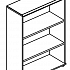 Стеллаж средний (топ МДФ) МР 9360 на Office-mebel.ru 1