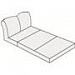 Мягкая мебель для офиса Раскладной элемент двухместный 2А(Р) на Office-mebel.ru