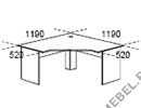 Стол рабочий угловой Karstula F0165 на Office-mebel.ru