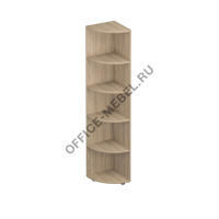 Стеллаж угловой левый 345 на Office-mebel.ru