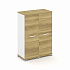 Шкаф две узкие секции, 3 ниши (2 фасада ЛДСП, 3 ниши) CN.STU-326 A на Office-mebel.ru 1