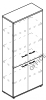 Шкаф для документов закрытый 4-х дверный (топ ДСП) МР 9473 на Office-mebel.ru