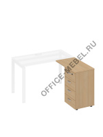 Тумба приставная 4-х ящичная с замком А4 9224 БП на Office-mebel.ru