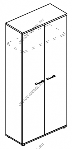 Шкаф для одежды (топ ДСП) МР 9407 на Office-mebel.ru