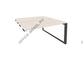 Стол-приставка двойной на О-образном м/к к опорым элем. O.MO-D.SPR-3.7 на Office-mebel.ru