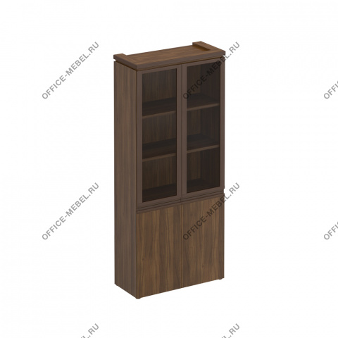 Шкаф для документов со стеклянными дверями МК 343 ДА на Office-mebel.ru