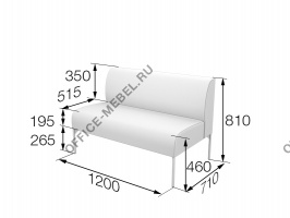 Секция 2-местная Brd2 на Office-mebel.ru