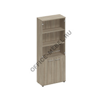 Шкаф для документов со стеклянными прозрачными дверьми А1 9379 БП на Office-mebel.ru