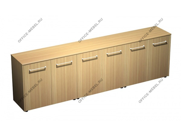 Шкаф для документов низкий закрытый(стенка из 3 шкафов) МЕ 310 на Office-mebel.ru