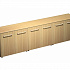 Шкаф для документов низкий закрытый(стенка из 3 шкафов) МЕ 310 на Office-mebel.ru 1