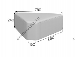 Пуф 30* высокий СМ-П30˚В на Office-mebel.ru