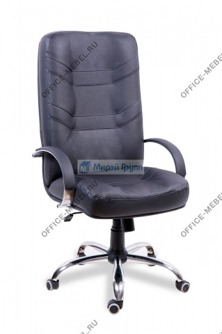 Кресло руководителя МИНИСТР ХРОМ на Office-mebel.ru