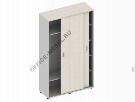 Шкаф-купе 2-х секционный комбинированный MDF603 на Office-mebel.ru