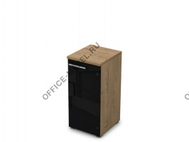 Шкаф-пенал низкий Gloss 9П.023.4 П/Л на Office-mebel.ru