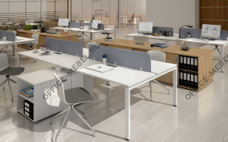GLOSS - Офисная мебель для персонала светлого декора светлого декора на Office-mebel.ru