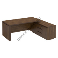 Стол руководителя на опорной тумбе МК 136-2 на Office-mebel.ru