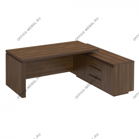 Стол руководителя на опорной тумбе МК 136-2 на Office-mebel.ru