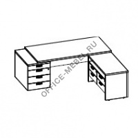 Стол CaCSTP2420(L/R) на Office-mebel.ru