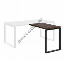 Приставка 100х60 черн RL100 15/B на Office-mebel.ru