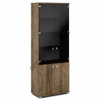 Шкаф со стеклом V-634 на Office-mebel.ru
